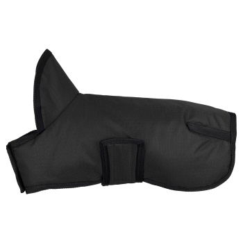 Showman Trail Tough 600D Black Dog Coat with Hood  - X-Large