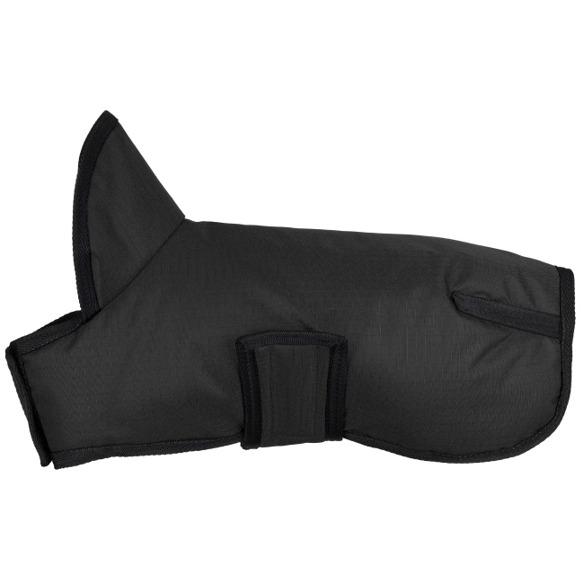 Showman Trail Tough 600D Black Dog Coat with Hood - XX-Large
