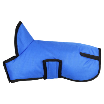Showman Trail Tough 600D Blue Dog Coat with Hood - X-Large