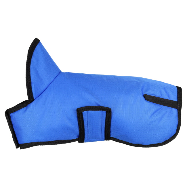 Showman Trail Tough 600D Blue Dog Coat with Hood - X-Large