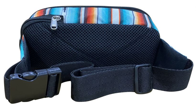 Showman Hip Pack (Fanny Pack) Bag with Serape Print design #2