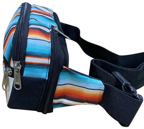 Showman Hip Pack (Fanny Pack) Bag with Serape Print design #3