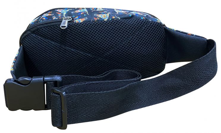 Showman Hip Pack (Fanny Pack) Bag with Steer Skull design #2