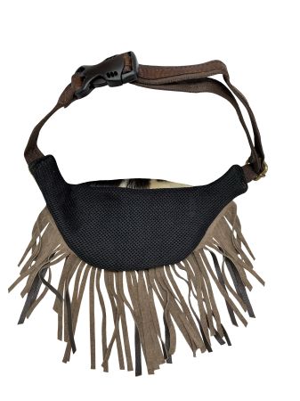 Klassy Cowgirl Genuine Leather Hair on Cowhide Fringe Fanny Pack #2