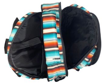 Showman Teal Serape Tactical Backpack #4