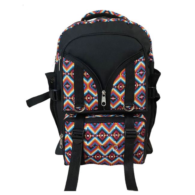 Showman Bright Pink Aztec Tactical Backpack #2