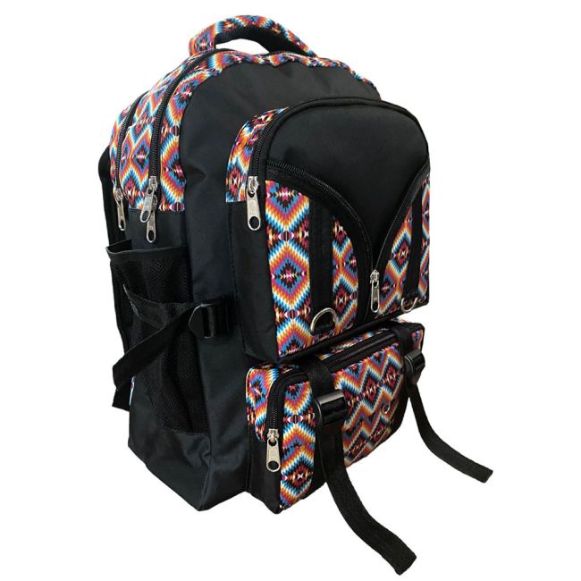 Showman Bright Pink Aztec Tactical Backpack