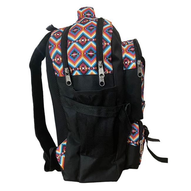 Showman Bright Pink Aztec Tactical Backpack #3