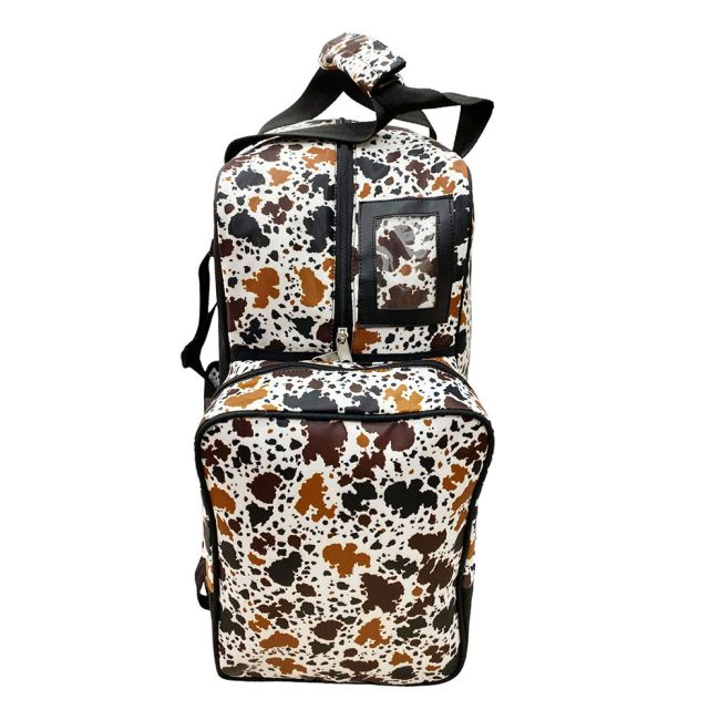 Showman Cow Print Equestrian Bag #3