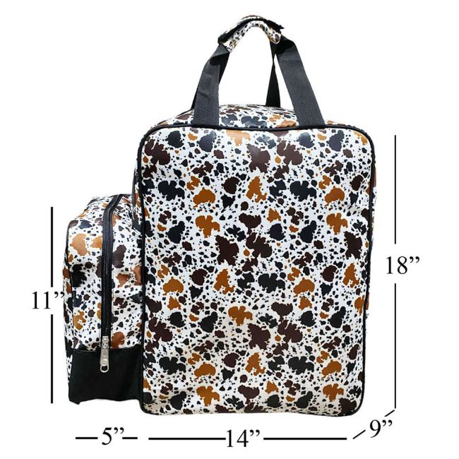 Showman Cow Print Equestrian Bag #5