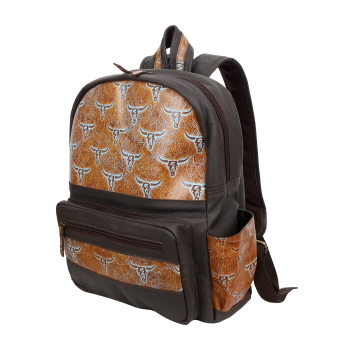 Klassy Cowgirl Weathered Steer Leather Backpack