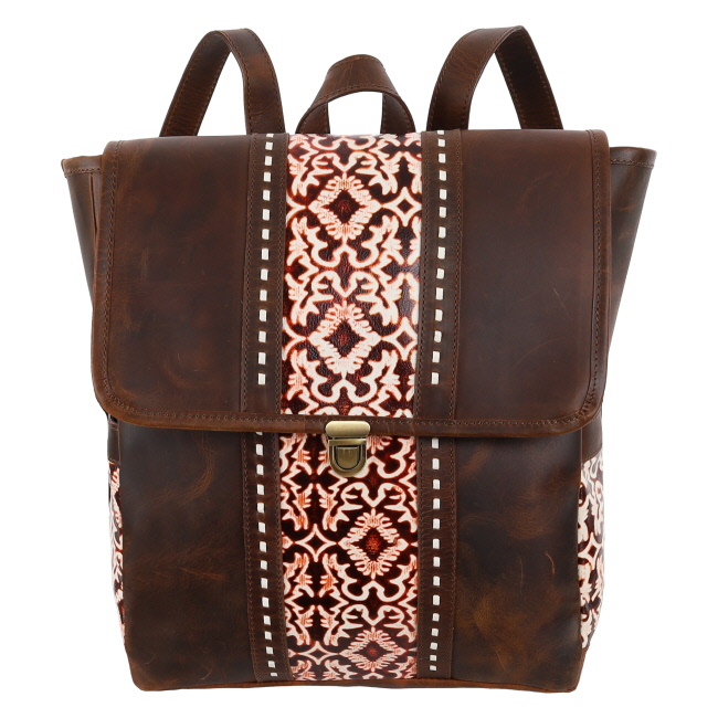 Klassy Cowgirl High Plains Leather Backpack Bag #2