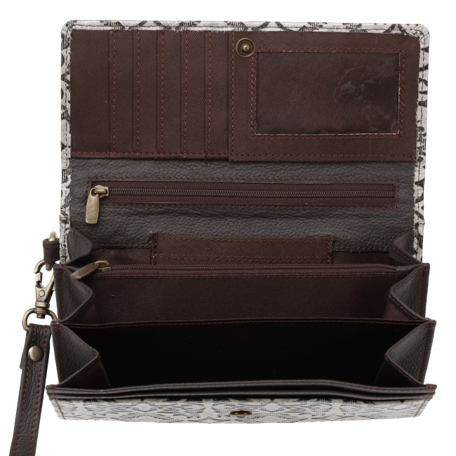 Klassy Cowgirl Slate Gray Clutch Wallet #2