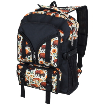 Showman Bison Blooms Tactical Backpack