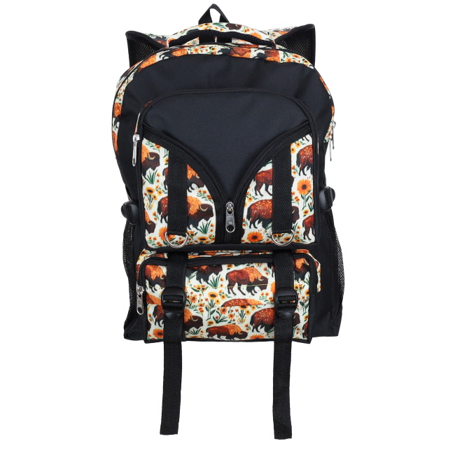 Showman Bison Blooms Tactical Backpack #2