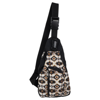 Showman Aztec Sunstone Sling Crossbody Backpack