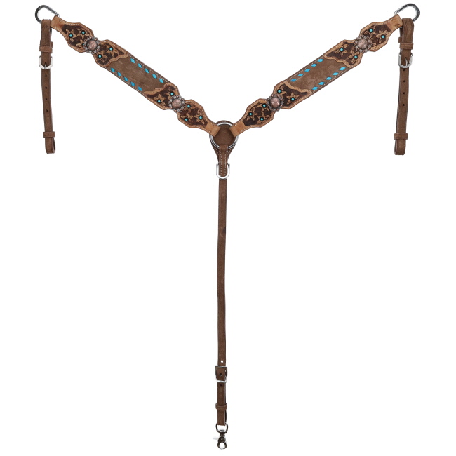 Showman Cocoa Creek Browband Headstall and Breastcollar Set #3