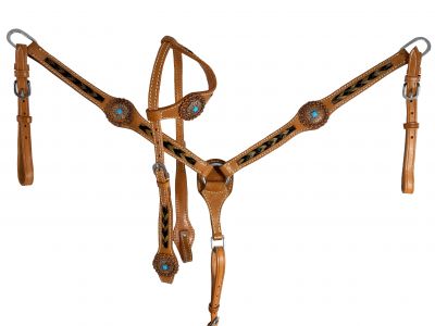 Klassy Cowgirl Argentina Cow Leather Louis Vuitton One Ear Headstall a