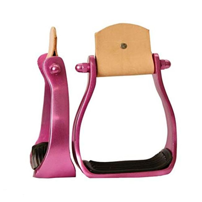 Showman Color Coated Lightweight Aluminum Stirrups #2