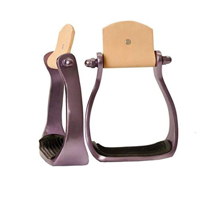 Showman Color Coated Lightweight Aluminum Stirrups #3