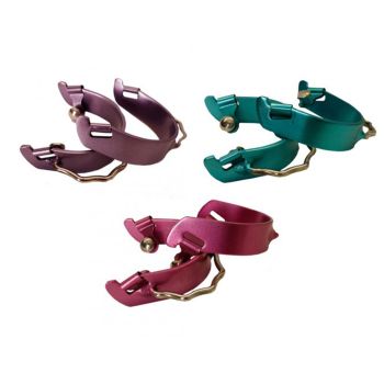 Showman Color Coated Aluminum Bumper Spurs