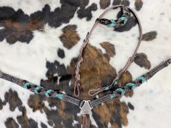 Showman Miracle Braid One Ear Headstall and Breast Collar Set #3