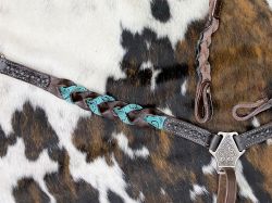 Showman Miracle Braid One Ear Headstall and Breast Collar Set #4