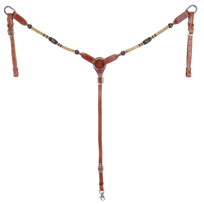 Showman Rawhide Ridge Browband Headstall and Breastcollar Set #3