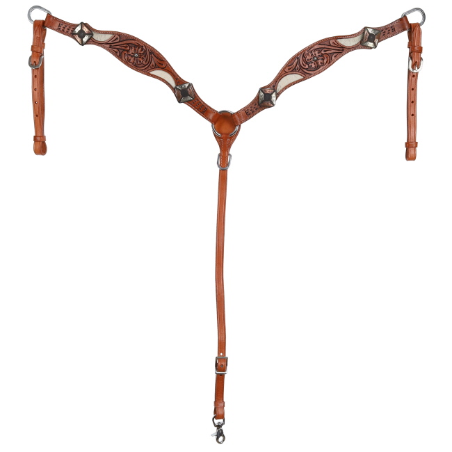 Showman Rustic Riches One Ear Headstall and Breastcollar Set #3