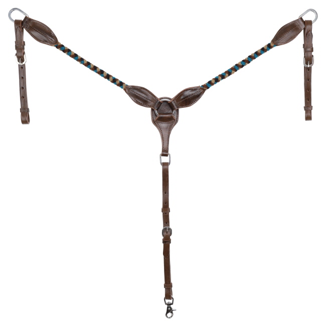Showman Desert Dawn Mohair Browband Headstall and Breastcollar Set #3