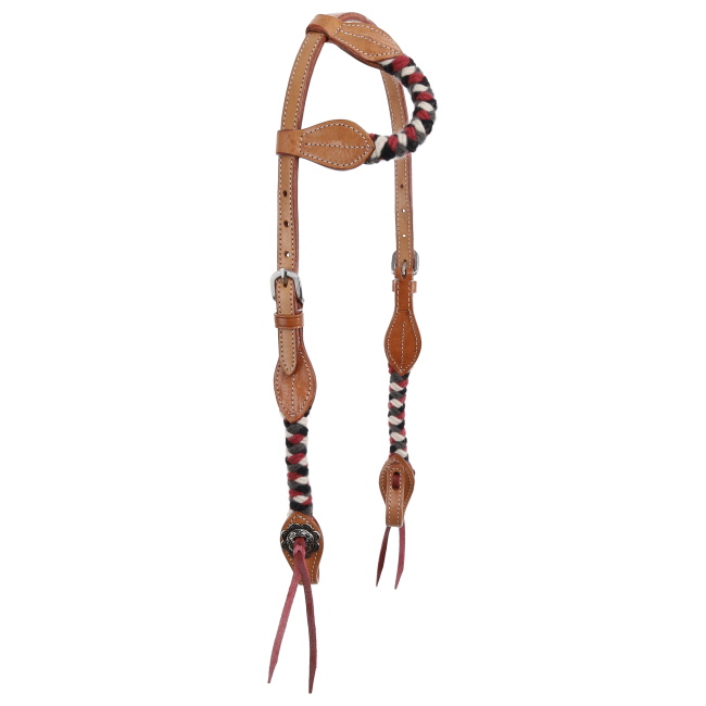 Showman Choctaw Mohair One Ear Headstall and Breastcollar Set #2