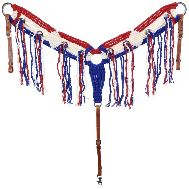 Showman Glory Mohair Browband Headstall and Breastcollar Set #3