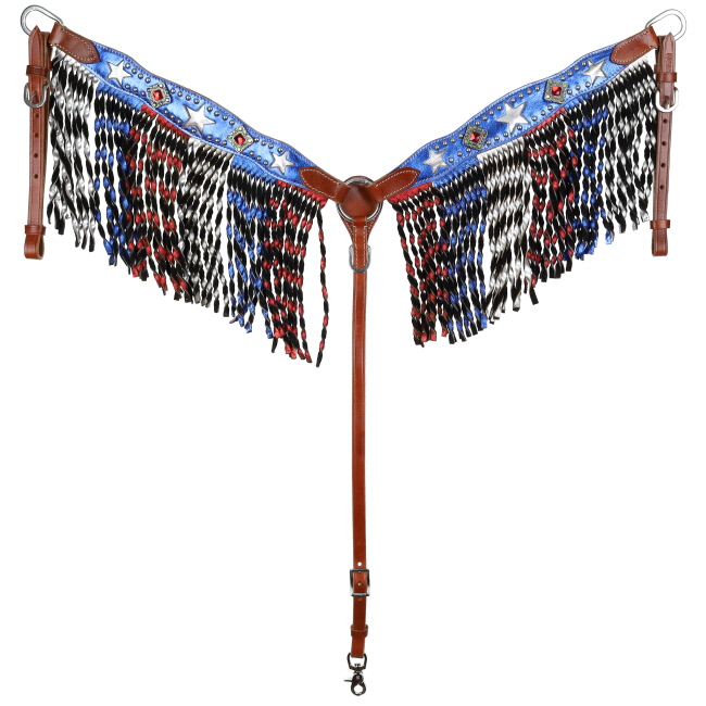 Showman Liberty Browband Headstall and Breastcollar Set #3