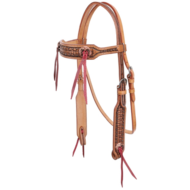 Showman Woven West Browband Headstall and Breastcollar Set #2