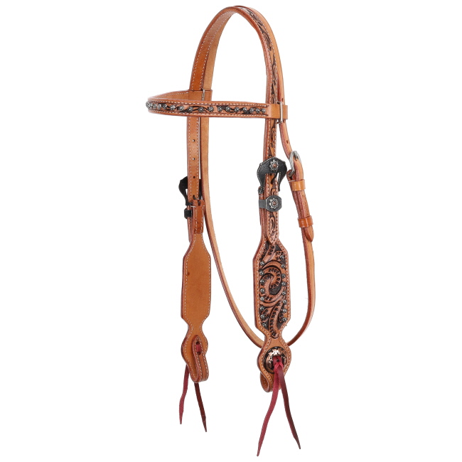 Showman Twisted Vine Browband Headstall and Breastcollar Set #2