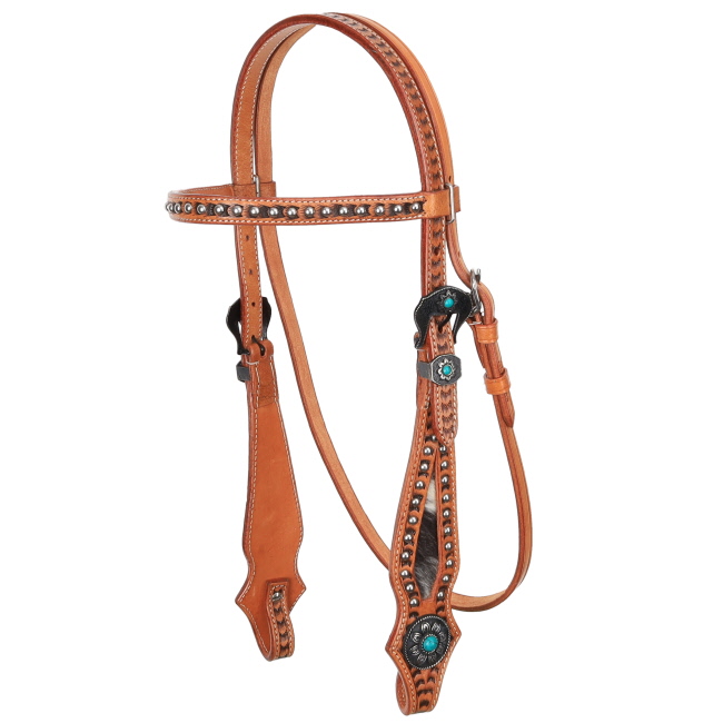 Showman Wrangler Twist Browband Headstall and Breastcollar Set #2