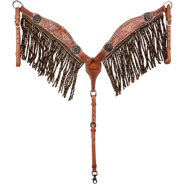 Showman Buffalo Drift Browband Headstall and Breastcollar Set #3