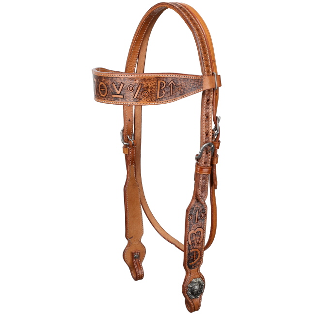 Showman Brandin’ Pen Browband Headstall and Breastcollar Set #2