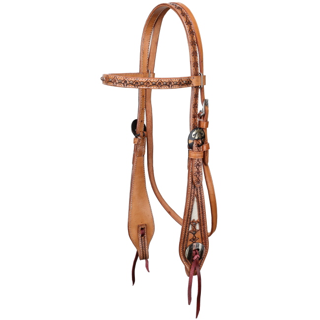 Showman Cow Camp Browband Headstall and Breastcollar Set #2