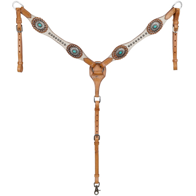 Showman Southern Belle Browband Headstall and Breastcollar Set #3