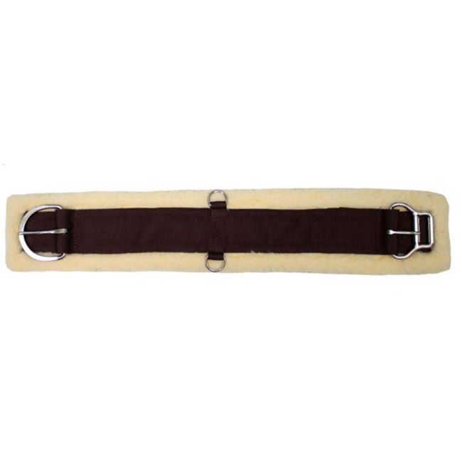Showman Fleece Girth with Double Roller Buckle