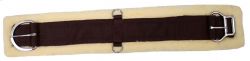 Showman fleece girth with double roller buckle