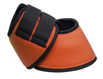 Showman No turn neoprene bell boots with double Velcro closure #3
