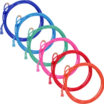 5/16" x 20' Nylon Kid Rope with Hand Sewn Leather Burner