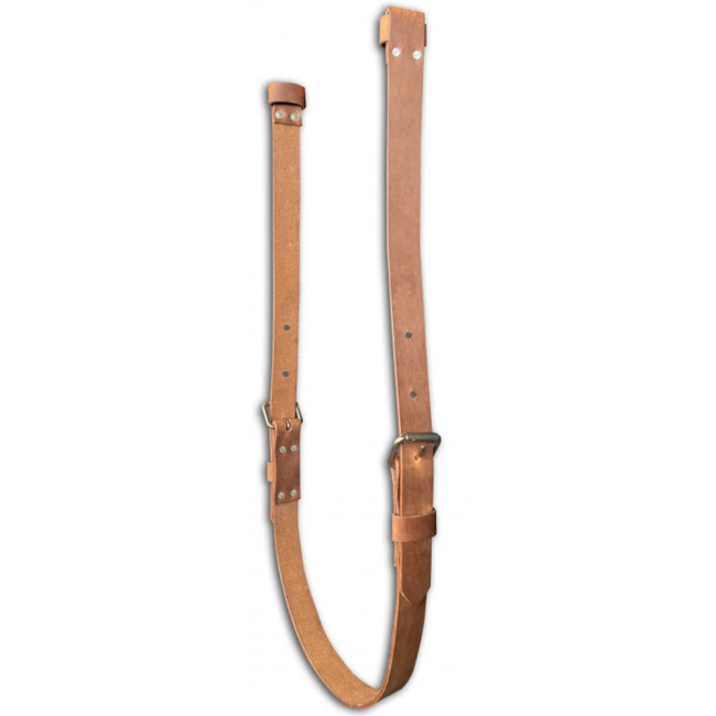 Showman Argentina Leather back cinch with billet straps