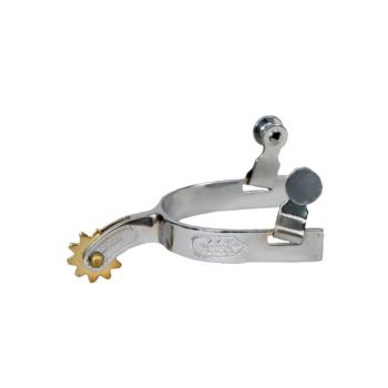 Showman Chrome Plated Engraved Spurs - Toddler/Youth