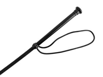 26" Black Plastic Riding Crop #2