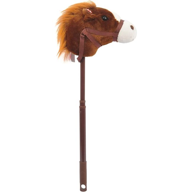 Showman Couture Adjustable Plush Stick Horse with Sound Effects #2