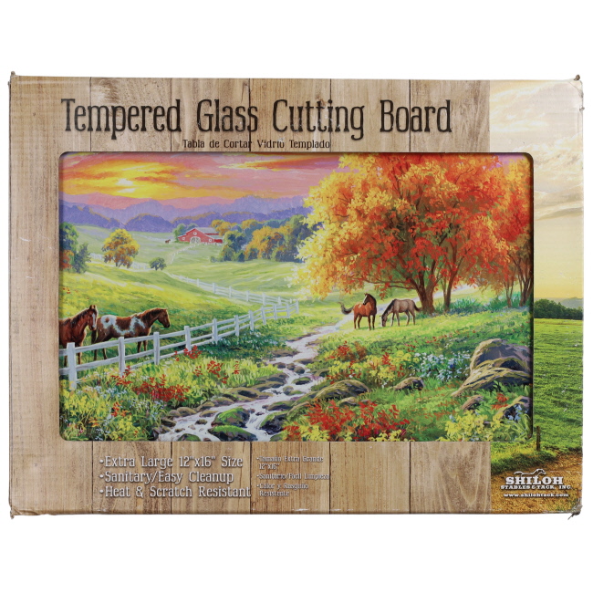 Autumn Creek Tempered Glass Cutting Board #2