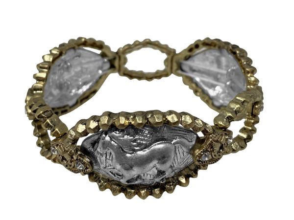 Vintage Concho Stretch Bracelet